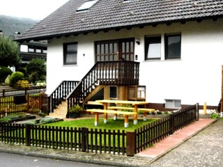 Ferienwohnung Kuhn-Haus und Eingang