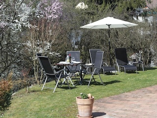 Ferienwohnung Gorxheimertal, Terrasse