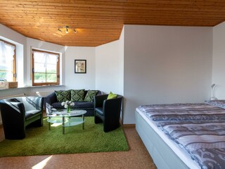 Fewo Hauk-Wohn- Schlafraumansicht