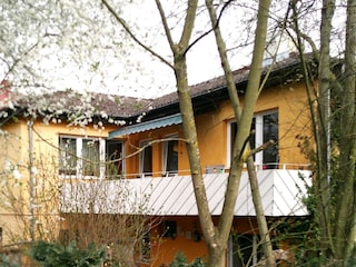 Ferienwohnung Antjes Odenwaldzauber, Balkonansicht