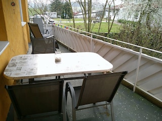 Ferienwohnung Antjes Odenwaldzauber, Balkon