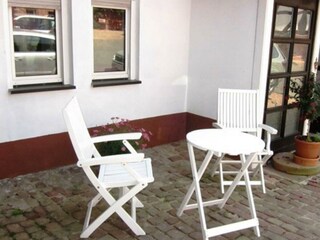 Bauernhof Heist, Terrasse