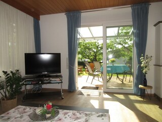 Ferienwohnung Obstgarten-Wohnbereich