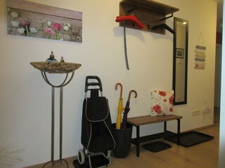 Ferienwohnung Obstgarten-Garderobe
