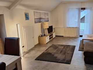 Ferienwohnung König, Wohnzimmerblick