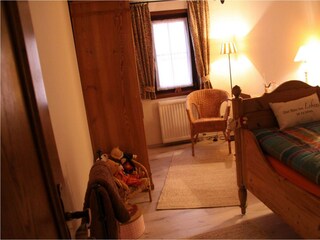 Glöcknerhaus- Schlafzimmer mit Einzelbett