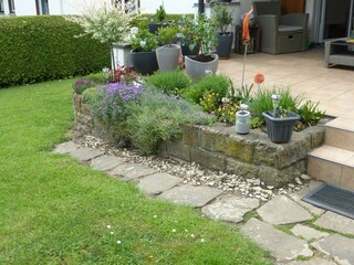 Ferienwohnung Baier, Terrassenbeet