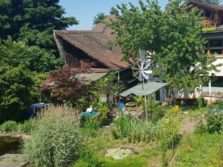 Ferienwohnung Wendel, Gartenansicht