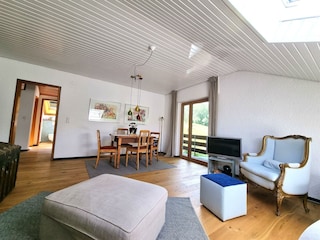 Ferienwohnung am Kirchberg, Wohnzimmer-2