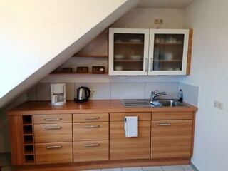 Farrenkopf-Küche mit Hängeschrank