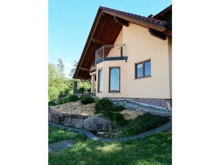 Farrenkopf-Hausansicht von rechts