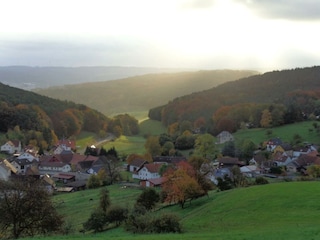 Ferienwohnung Fuchsbau, Blick aus Wohnung