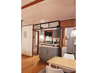 Haus im Grünen-Küche und Essbereich