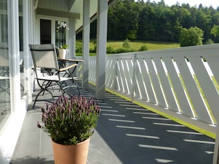 Ferienhaus Zur Mühle-Balkon