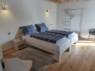 Ferienhaus Zur Mühle-Schlafzimmer 1. Etage