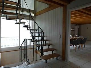 Ferienhaus Zur Mühle-Zugang zur 2. Etage