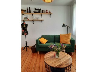 Heimschneiderei-Wohnzimmer Fewo Faden