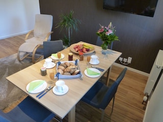 Ferienwohnung 1 - Wohn- und Essbereich