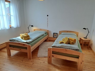 Fewo Faden - Schlafzimmer Einzelbetten