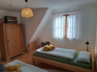 Heimschneiderei-Schlafzimmer Fewo Faden