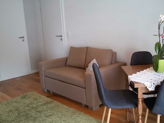 Ferienwohnung 3-Wohn- und  Essbereich