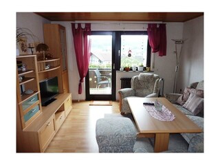 Ferienwohnung Krämer, Übersicht Wohnzimmer