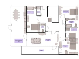 Schematischer Grundriss
