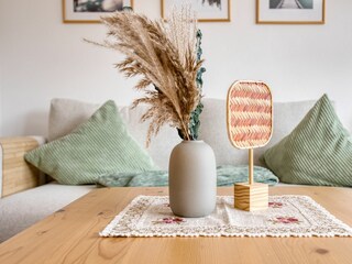 Gemütlicher Wohnbereich mit liebevollen Details