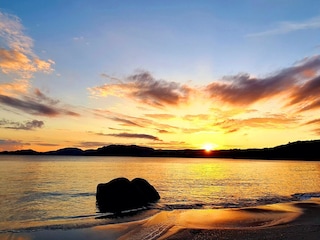 sunset Acciaro Beach