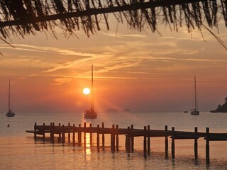 Sunrise on Santa Giulia beach at 5mn by car