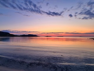 Sunrise at Acciaro Beach at 800m from our