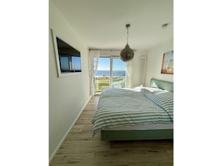 Schlafzimmer mit Meerblick