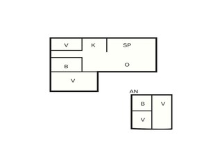 Vakantiehuis Lumsås Grondplan 20