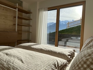 Schlafzimmer Ausblick