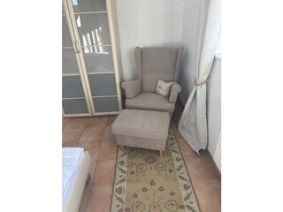 Schlafzimmer mit Ostseeblick