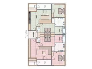 Casa de campo Gsies Plano de planta 12