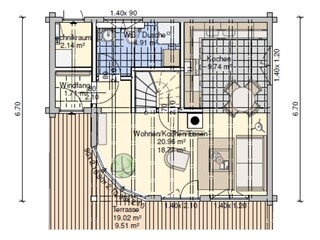 Holiday house Puddemin Floor Plan 12
