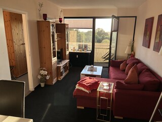 Blick von der Küche aus