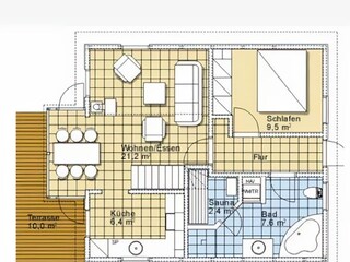 Casa de vacaciones Baabe Plano de planta 18