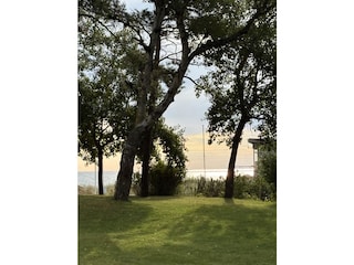 Blick vom Kurpark zur Ostsee