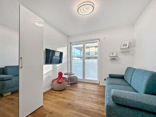 Der Schlafraum mir dem Schlafsofa