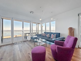 Panorama-Meerblick, was wünscht man sich Meer