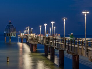 Die Seebrücke in Abendstimmung
