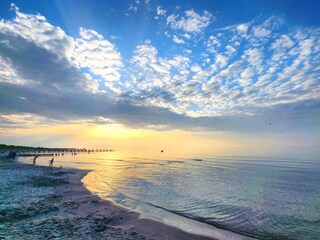 Sonnenuntergang am Strand