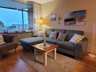 Wohnzimmer mit Schlafcouch
