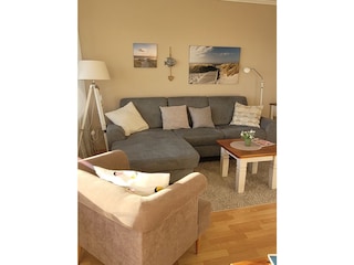 Wohnzimmer mit Schlafcouch