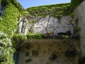 wine over the balcony