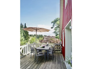Terrasse der FEWO Heuboden