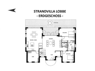 Raumplan Erdgeschoss