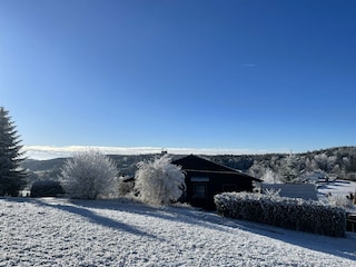 Wiese vor der Haustüre